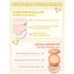 پودر فیکس دوطبقه مات و لیفت کننده پوست شیگلم Sheglam  مدل Insta-Ready Ultra-Fine Blur & Lift Setting Powder Duo رنگ Banana - Image 3