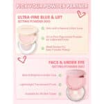 پودر فیکس دوطبقه مات و لیفت کننده پوست شیگلم Sheglam  مدل Insta-Ready Ultra-Fine Blur & Lift Setting Powder Duo رنگ Bubblegum - Image 3