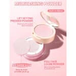 پودر فیکس دوطبقه مات و لیفت کننده پوست شیگلم Sheglam  مدل Insta-Ready Ultra-Fine Blur & Lift Setting Powder Duo رنگ Bubblegum - Image 7