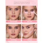 پودر فیکس دوطبقه مات و لیفت کننده پوست شیگلم Sheglam  مدل Insta-Ready Ultra-Fine Blur & Lift Setting Powder Duo رنگ Bubblegum - Image 8