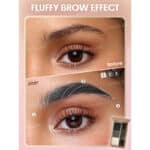 پالت 3 عددی سایه ابرو شیگلم Sheglam مدل Puff Brow Palette رنگ Charcoal - Image 2