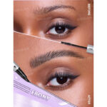 هاشور و ژل ابرو دو سر شیگلم Sheglam مدل Real Flow Laminating brow Pen رنگ Ebony - Image 2