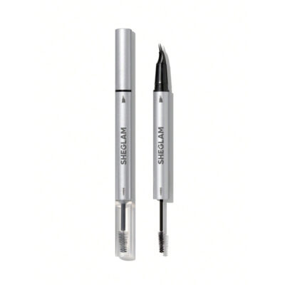 هاشور و ژل ابرو دو سر شیگلم Sheglam مدل Real Flow Laminating brow Pen رنگ Espresso