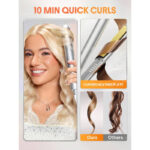 اتو مو شیگلم Sheglam مدل Sleek Chic Insta-Heat Straight Styler - Image 7