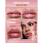 خط لب حجم دهنده شیگلم Sheglam مدل Bold Booster Plumping Lip Liner رنگ Peach Please - Image 4