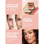 پالت چند منظوره شیگلم Sheglam مدل All About That Face Multifunctional Face Palette رنگ Vanilla Sculpt - Image 4