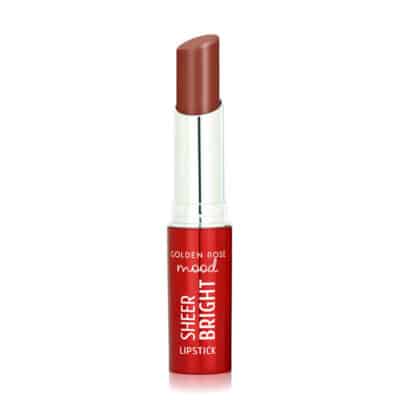 رژلب جامد براق گلدن رز مدل Sheer Bright کد 105