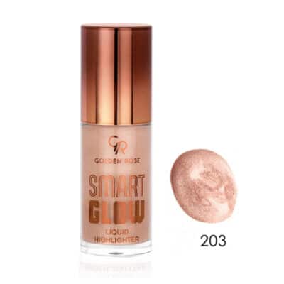 هایلایتر مایع گلدن رز مدل Smart Glow کد 203 رنگ Rose Gold