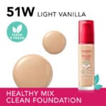 کرم پودر بورژوآ Bourjois مدل Healthy Mix Clean & Vegan کد 51W - Image 2
