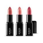 ست 3 عددی رژلب جامد براق کیکو Kiko Milano مدل Smart Fusion Lip Set کد 03 - Image 3