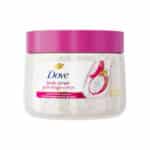 اسکراب لایه بردار بدن داو Dove مدل Gommage Corps رایحه دراگون فروت و نارگیل Dragon Fruit & Coconut(425 گرم)