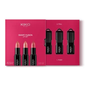 ست 3 عددی رژلب جامد براق کیکو Kiko Milano مدل Smart Fusion Lip Set کد 03