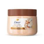 اسکراب لایه بردار بدن داو Dove مدل Gommage Corps رایحه شکر قهوه‌ای و کره نارگیل Brown Sugar & Coconut(425 گرم)