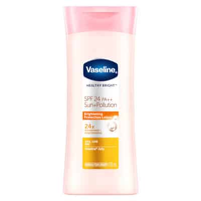 لوسیون بدن محافظت کننده در برابر آفتاب و آلودگی SPF24 وازلین Vaseline مدل Sun+Pollution Protection(100 میل)