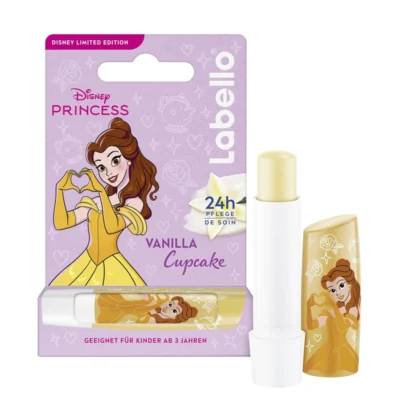 بالم لب لبلو Labello کالکشن Disney Princess مدل Vanilla Cupcake