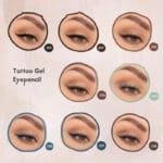 مداد چشم ضد آب ژلی گلدن رز مدل Tattoo Gel کد 107 - Image 5