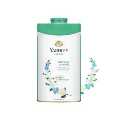 پودر خوشبو کننده بدن عطری یاردلی Yardely مدل Perfumed Talc رایحه یاس سلطنتی Imperial Jasmine(250 گرم)