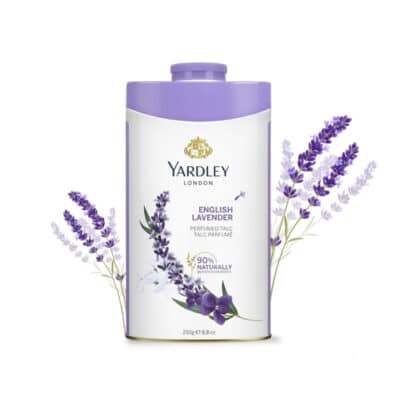 پودر خوشبو کننده عطری بدن یاردلی Yardely مدل Perfumed Talc رایحه لوندر انگلیسی English Lavender(250 گرم)