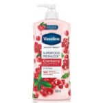 لوسیون بدن کرنبری و ویتامین سی وازلین Vaseline مدل Superfood Freshlock Cranberry Essence & Vitamin C(500 میل)
