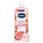 لوسیون بدن هلو و ویتامین ای وازلین Vaseline مدل Superfood Freshlock Peach Essence & Vitamin E(320 میل)