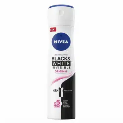 اسپری ضدتعریق 48 ساعته نیوآ Nivea مدل Black & White Invisible Original(150 میل)