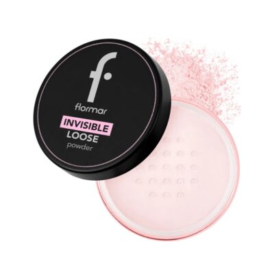 پودر فیکس فلورمار مدل Invisible Loose Powder رنگ Bubble Gum