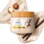 اسکراب لایه بردار بدن داو Dove مدل Gommage Corps رایحه شکر وانیلی و شی باتر Vanilla Sugar & Shea Butter(425 گرم) - Image 2