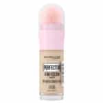 کرم پودر 4 در 1 سر اسفنجی میبلین Maybelline مدل Instant Age Rewind Perfector 4-In-1 Glow Makeup کد 01 رنگ Light
