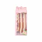 ست ۳ عددی تیغ ابرو تاشو UUYP رنگ کرم (کد K525)