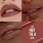 رژلب جامد ساتنی میبلین Maybelline مدل Moisturizing Serum Lipstick کد 102 رنگ Out 'Til 4 - Image 3