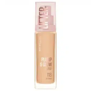 کرم پودر آبرسان میبلین Maybelline مدل Lifter Plump & Glow کد 118