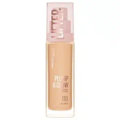 کرم پودر آبرسان میبلین Maybelline مدل Lifter Plump & Glow کد 118