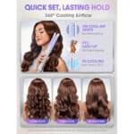 دستگاه چرخشی فر کننده مو اتوماتیک شیگلم Sheglam مدل One Touch Airflow Styler Pro سایز 32 میل - Image 11