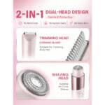 ماشین اصلاح دو سر شیگلم Sheglam مدل Smooth Moves Dual-Head Electric Bikini Trimmer - Image 2