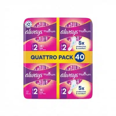 نوار بهداشتی آلویز Always مدل Platinum سایز 2 (بسته 40 عددی)