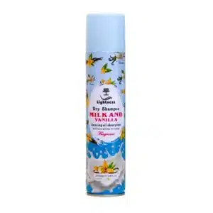 شامپو خشک لایتنس Lightness مدل Milk & Vanilla(200 میل)