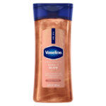 روغن بدن ژلی شاین وازلین Vaseline مدل Glazed and Glisten Sunlit Glow رایحه Vanilla Cocoa(200 میل)