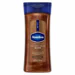 روغن بدن ژلی شاین وازلین Vaseline مدل Glazed and Glisten Golden Hour Glow رایحه Vanilla Cocoa(200 میل)