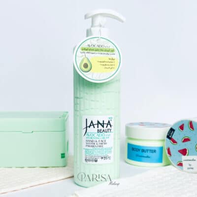 ژل کرم آبرسان دست و صورت جانا بیوتی Jana Beauty حاوی عصاره آووکادو(450 میل)