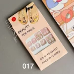ناخن مصنوعی پا ۱۲ عددی BEAUTY TOE NAILS کد 017