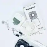 پنکه تاشو آینه دار قابل حمل مدل Holding Fan - Image 2
