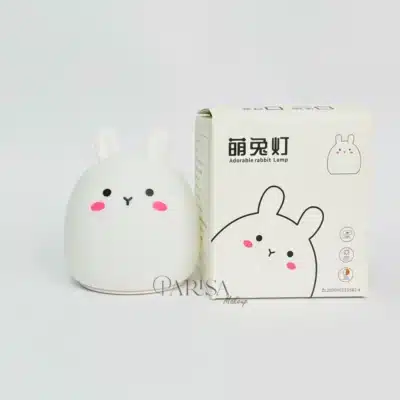 چراغ خواب LED طرح خرگوش سیلیکونی با کنترل لمسی