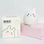 چراغ خواب LED طرح خرگوش سیلیکونی با کنترل لمسی - Image 3