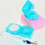 پنکه تاشو آینه دار قابل حمل مدل Holding Fan - Image 4
