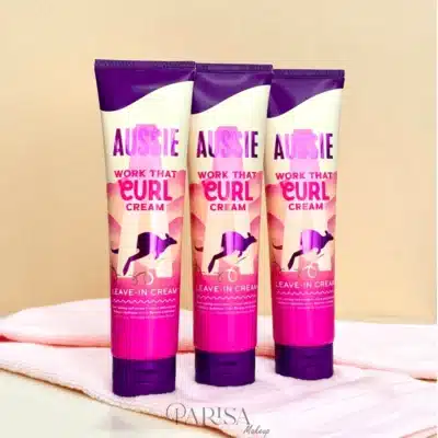 کرم آبرسان و حالت‌ دهنده موی فر آزی Aussie مدل Work That Curl Leave-In Cream(160 میل)