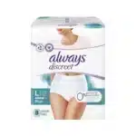 شورت جاذب یکبار مصرف آلویز Always مدل Discreet Pants سایز Large Plus (بسته 8 عددی)