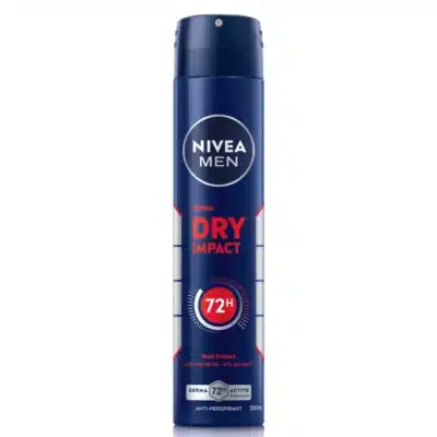 اسپری ضدتعریق 72 ساعته مردانه نیوآ Nivea Men مدل Dry Impact(200 میل)