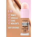 کرم پودر 4 در 1 سر اسفنجی میبلین Maybelline مدل Instant Age Rewind Perfector 4-In-1 Glow Makeup کد 00 رنگ Fair Light - Image 5