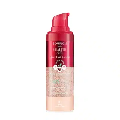 تینت آبرسان و درخشان‌ کننده پوست بورژوا Bourjois مدل Healthy Mix Glow Tint Essence کد 010 (رنگ Fair)