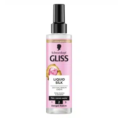 اسپری دوفاز نرم کننده مو گلیس GLISS مدل Liquid Silk(200 میل)